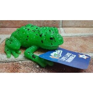 Spotted Frog Toad Life-Like Realistic Squishy Stretchable Figure Toy Squeezable
